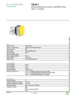 Datenblatt zu Schneider Electric ZB4BL5, EAN: 3389110887808