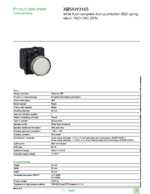Datenblatt zu Schneider Electric XB5AW3165, EAN: 3389110904055