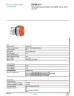 Datenblatt zu Schneider Electric ZB4BL434, EAN: 3389110887853