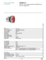 Datenblatt zu Schneider Electric ZB4BH043, EAN: 3389110122671