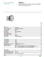 Datenblatt zu Schneider Electric ZB4BH13, EAN: 3389110890044