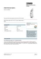 Datenblatt zu Phoenix Contact 2868538, EAN: 4046356519960