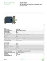 Datenblatt zu Schneider Electric ZB4BV5D4, EAN: 3389110892604