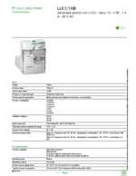 Datenblatt zu Schneider Electric LUCC1XB, EAN: 3389110364545 Datenblatt zu Schneider Electric LUCC1XB, EAN: 3389110364545