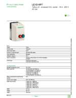 Datenblatt zu Schneider Electric LE1D18P7, EAN: 3389110541366 Datenblatt zu Schneider Electric LE1D18P7, EAN: 3389110541366