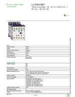 Datenblatt zu Schneider Electric LC1K0910E7, EAN: 3389110374766 Datenblatt zu Schneider Electric LC1K0910E7, EAN: 3389110374766