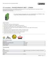 Datenblatt zu Phoenix Contact 2708384, EAN: 4017918974084