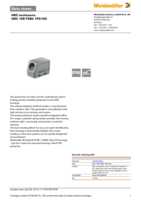 Datenblatt zu Weidmüller 1654070000, EAN: 4008190406899