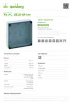 Datenblatt zu Spelsberg 13701301, EAN: 4013902933044 Datenblatt zu Spelsberg 13701301, EAN: 4013902933044