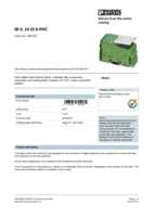 Datenblatt zu Phoenix Contact 2861247, EAN: 4017918894184 Datenblatt zu Phoenix Contact 2861247, EAN: 4017918894184