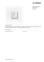 Datenblatt zu Siedle 200031519-00, EAN: 4015739315192 Datenblatt zu Siedle 200031519-00, EAN: 4015739315192