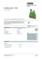 Datenblatt zu Phoenix Contact 2967109, EAN: 4017918156404