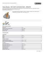 Datenblatt zu Phoenix Contact 2903278, EAN: 4046356731652