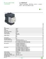 Datenblatt zu Schneider Electric LC1D65AG7, EAN: 3389119408998 Datenblatt zu Schneider Electric LC1D65AG7, EAN: 3389119408998