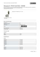 Datenblatt zu Phoenix Contact 1203408, EAN: 4017918018245 Datenblatt zu Phoenix Contact 1203408, EAN: 4017918018245