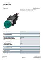 Datenblatt zu Siemens 3SB22046BE06, EAN: 4011209028159