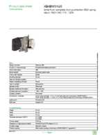 Datenblatt zu Schneider Electric XB4BW31G5, EAN: 3389110892079