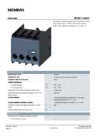 Datenblatt zu Siemens 3RH29111MA20, EAN: 4011209830004