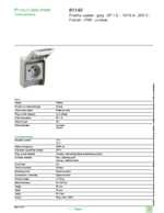 Datenblatt zu Schneider Electric 81140, EAN: 3303430811404