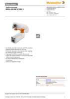 Datenblatt zu Weidmüller 9054080000, EAN: 4008190022150