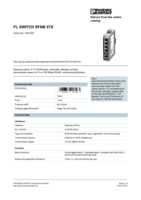 Datenblatt zu Phoenix Contact 2891001, EAN: 4046356457163