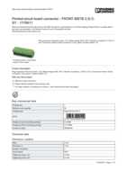 Datenblatt zu Phoenix Contact 1779411, EAN: 4017918040109