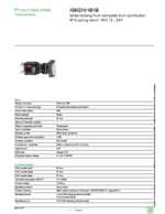 Datenblatt zu Schneider Electric XB6DW1B1B, EAN: 3389110763720