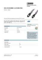 Datenblatt zu Phoenix Contact 1525445, EAN: 4017918950040 Datenblatt zu Phoenix Contact 1525445, EAN: 4017918950040