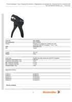 Datenblatt zu Weidmüller 9001280000, EAN: 4008190011215