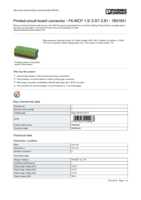 Datenblatt zu Phoenix Contact 1851041, EAN: 4017918109967