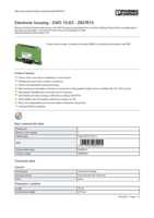 Datenblatt zu Phoenix Contact 2947815, EAN: 4017918082925