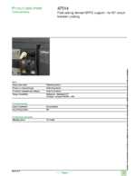 Datenblatt zu Schneider Electric 47514, EAN: 3303430475149 Datenblatt zu Schneider Electric 47514, EAN: 3303430475149