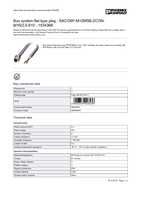 Datenblatt zu Phoenix Contact 1534368, EAN: 4046356026536 Datenblatt zu Phoenix Contact 1534368, EAN: 4046356026536