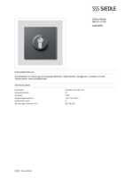 Datenblatt zu Siedle 200038905-00, EAN: 4015739389056 Datenblatt zu Siedle 200038905-00, EAN: 4015739389056