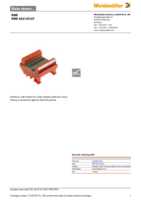 Datenblatt zu Weidmüller 0180961001, EAN: 4032248047413