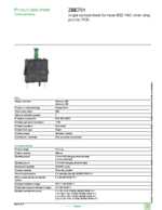 Datenblatt zu Schneider Electric ZBE701, EAN: 3389110089516