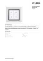 Datenblatt zu Siedle 200087982-00, EAN: 4015739879823 Datenblatt zu Siedle 200087982-00, EAN: 4015739879823