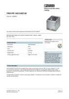 Datenblatt zu Phoenix Contact 2866404, EAN: 4046356046688