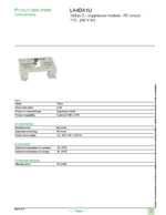 Datenblatt zu Schneider Electric LA4DA1U, EAN: 3389110233025 Datenblatt zu Schneider Electric LA4DA1U, EAN: 3389110233025