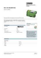 Datenblatt zu Phoenix Contact 2878036, EAN: 4046356048439