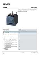 Datenblatt zu Siemens 3RB31234SB0, EAN: 4011209749610 Datenblatt zu Siemens 3RB31234SB0, EAN: 4011209749610