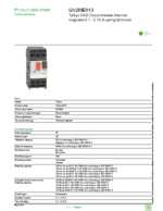 Datenblatt zu Schneider Electric GV2ME013, EAN: 3389110346343