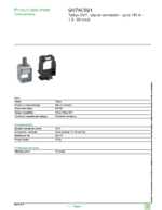 Datenblatt zu Schneider Electric GV7AC021, EAN: 3389110617559 Datenblatt zu Schneider Electric GV7AC021, EAN: 3389110617559