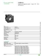 Datenblatt zu Schneider Electric K1B001U, EAN: 3389110443714 Datenblatt zu Schneider Electric K1B001U, EAN: 3389110443714