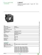 Datenblatt zu Schneider Electric K1B006T, EAN: 3389110443424 Datenblatt zu Schneider Electric K1B006T, EAN: 3389110443424