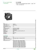 Datenblatt zu Schneider Electric K1C007B, EAN: 3389110476767 Datenblatt zu Schneider Electric K1C007B, EAN: 3389110476767