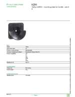 Datenblatt zu Schneider Electric KZ83, EAN: 3389110552447