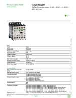 Datenblatt zu Schneider Electric CA2KN22D7, EAN: 3389110481259 Datenblatt zu Schneider Electric CA2KN22D7, EAN: 3389110481259
