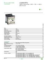Datenblatt zu Schneider Electric CA2KN31P72, EAN: 3389110341522 Datenblatt zu Schneider Electric CA2KN31P72, EAN: 3389110341522