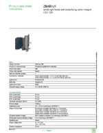 Datenblatt zu Schneider Electric ZB4BVJ1, EAN: 3389110069761
